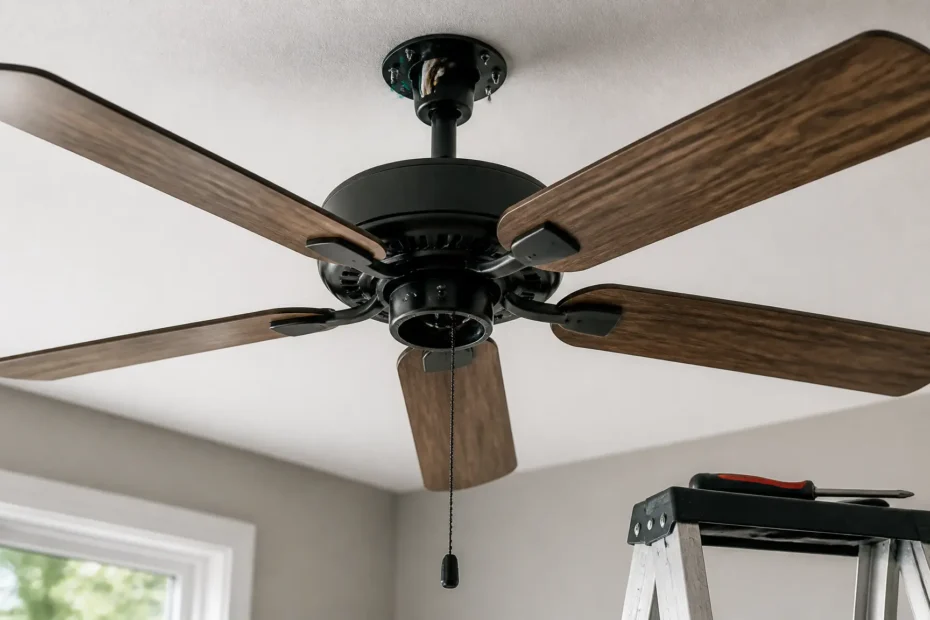 egy mennyezeti ventilátor felszerelése ára 2026-ban